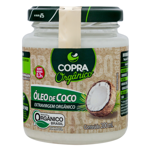 Óleo Coco Extra Virgem Orgânico - Natural da Terra
