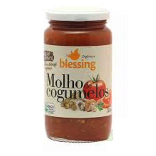 Molho de Tomate Orgânico com Cogumelos Blessing - Natural da Terra