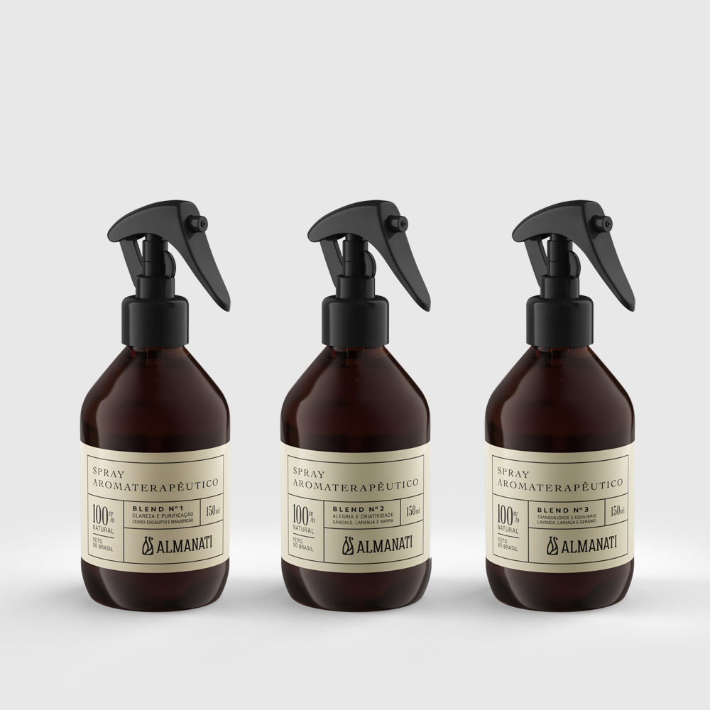 KIT SPRAYS AROMATERAPÊUTICOS - Almanati