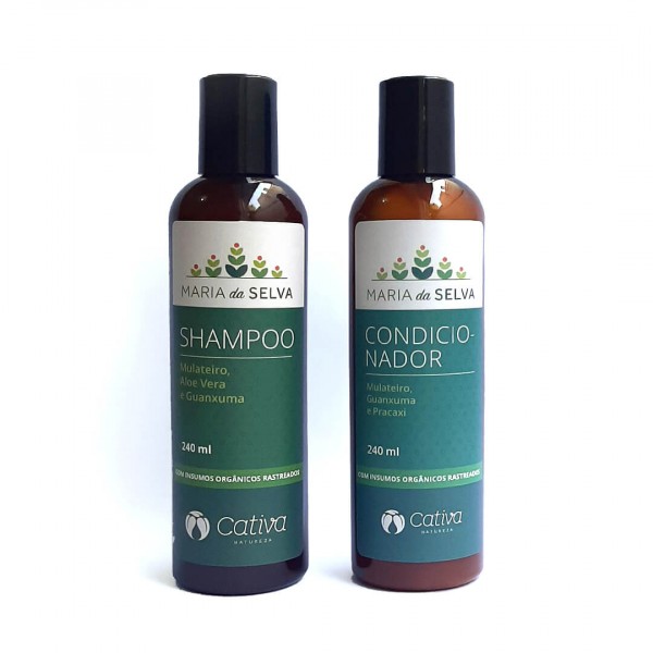 Shampoo CABELOS FORTES E HIDRATADOS / MARIA DA SELVA - Cativa Natureza