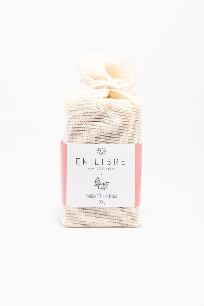 Shampoo de Urucum sólido para cabelos lisos 100g - Ekilibre Amazônia