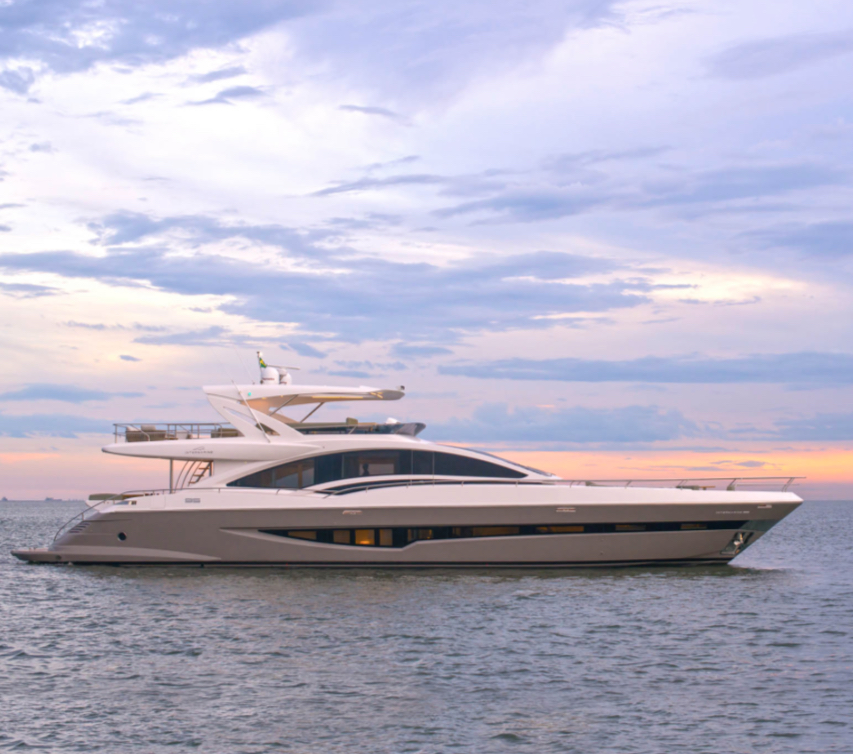 barco Super yacht 95pés. Intermarine