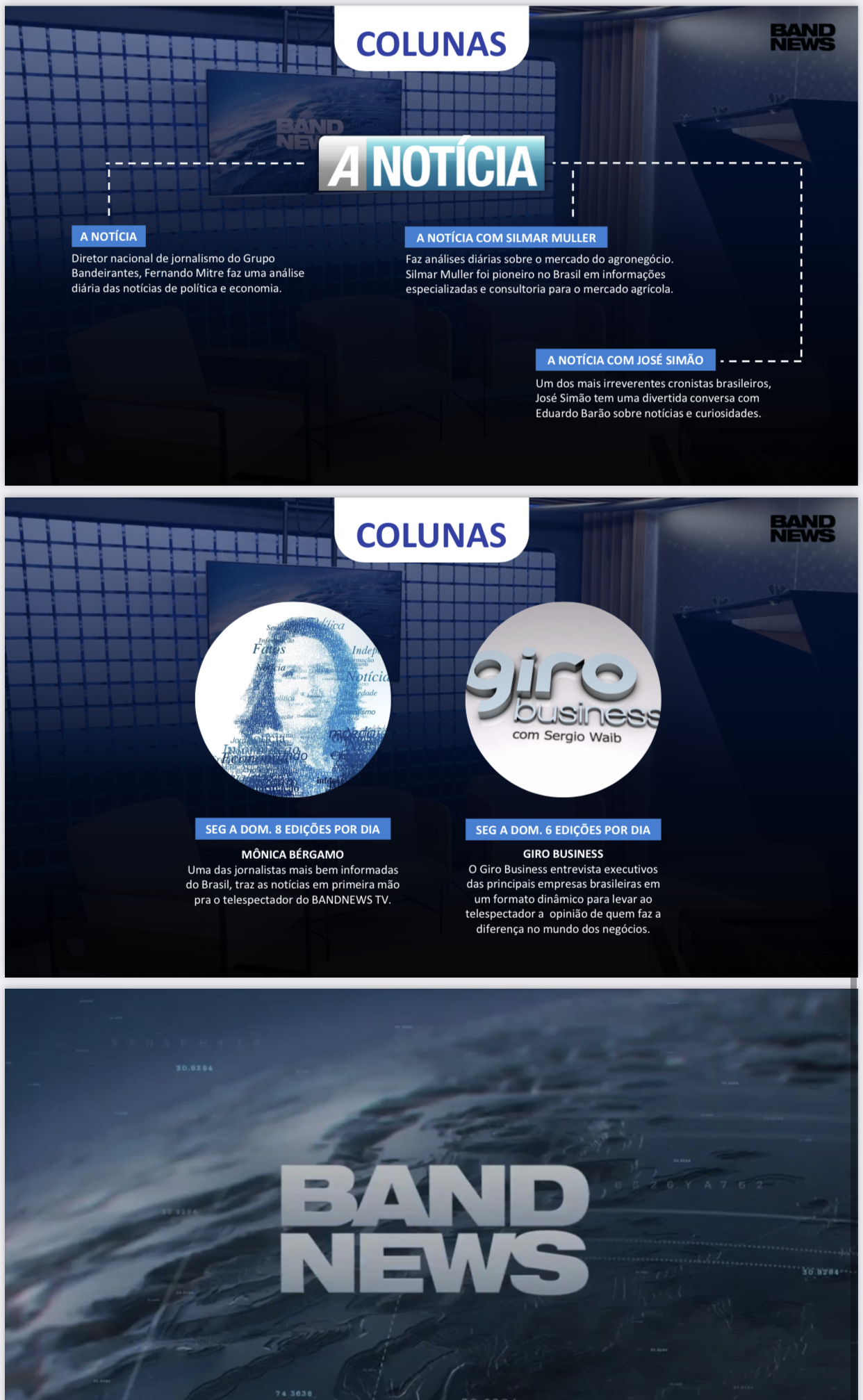 Midia na Band Esportes