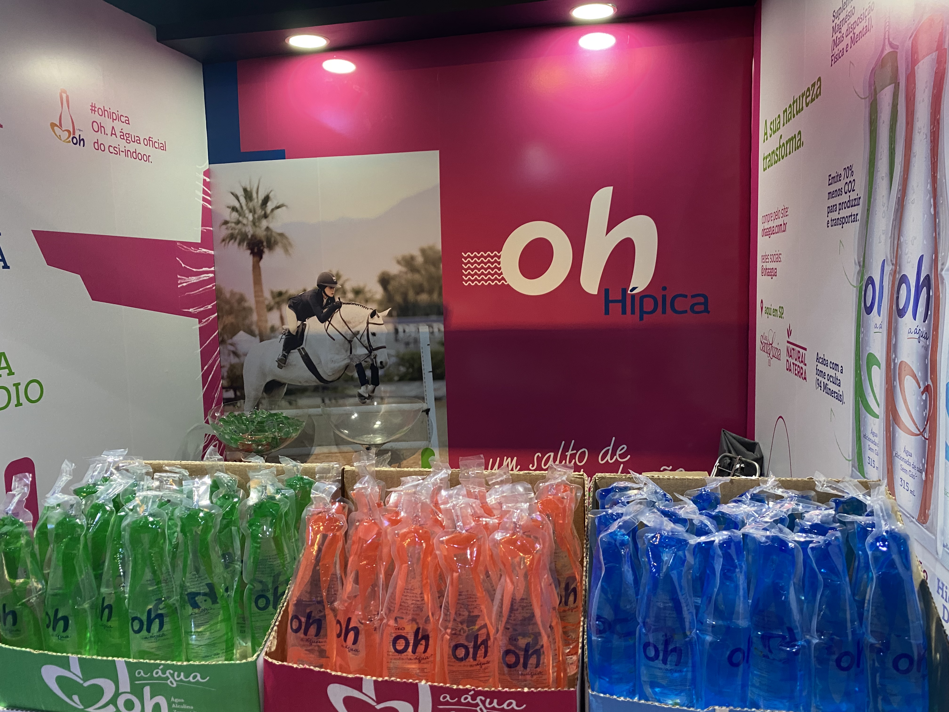 Água alcalina isotônica com eco embalagem