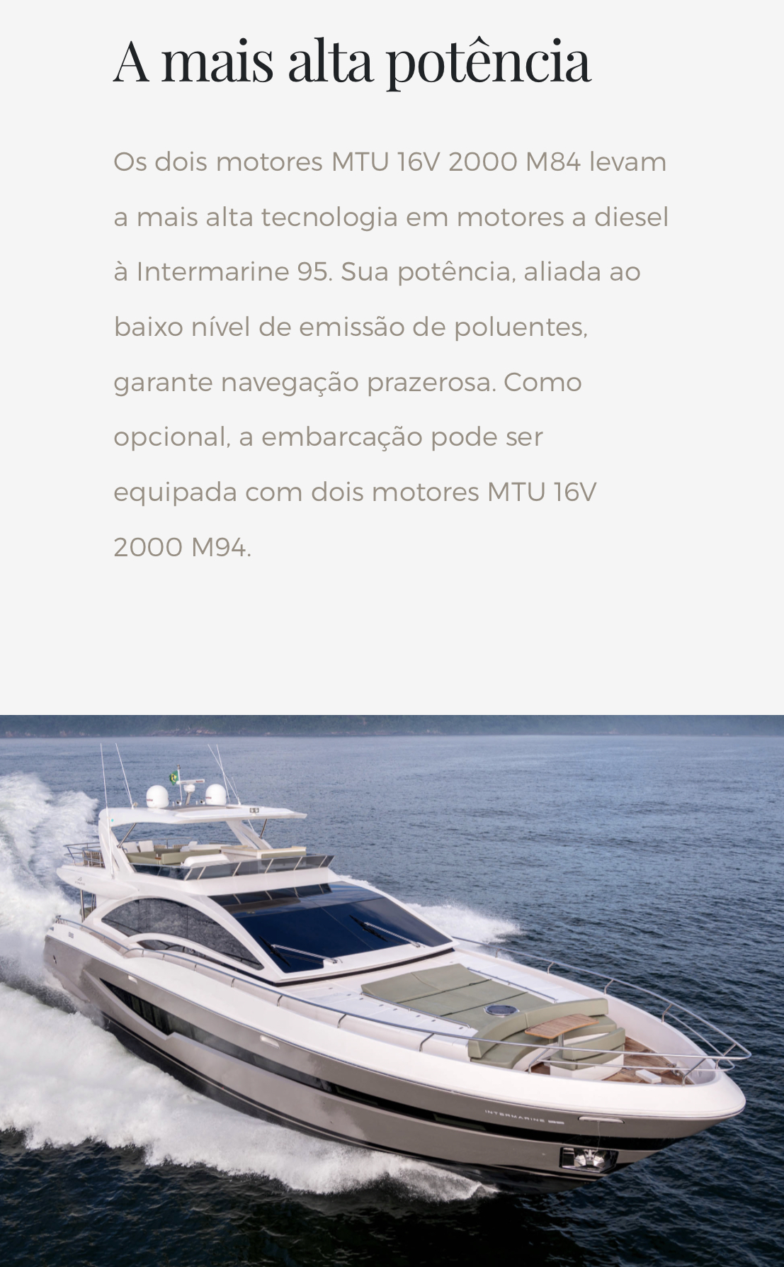 barco Super yacht 95pés. Intermarine