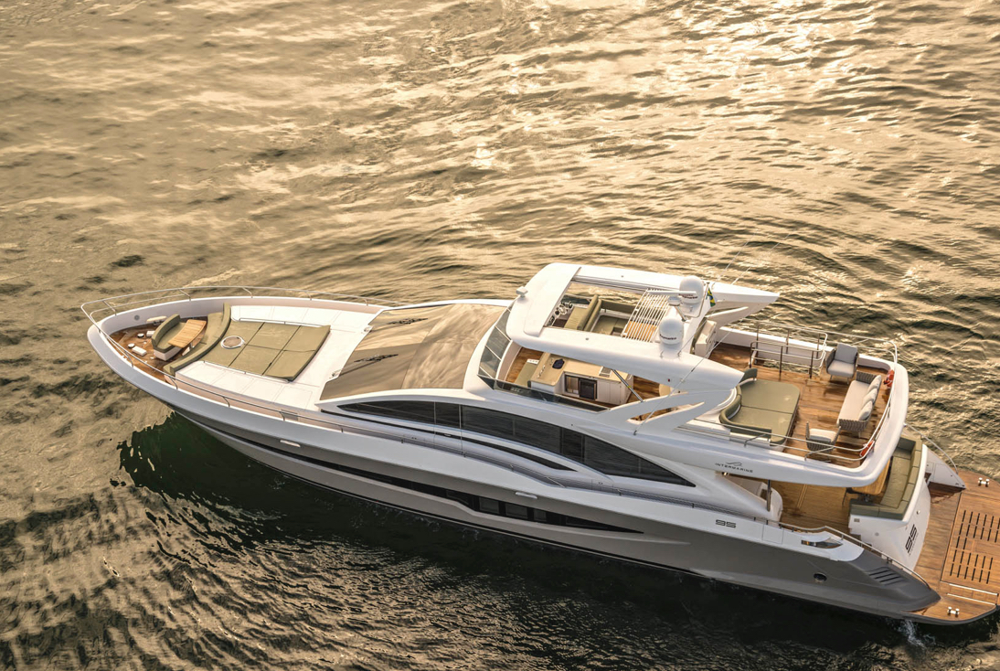 barco Super yacht 95pés. Intermarine