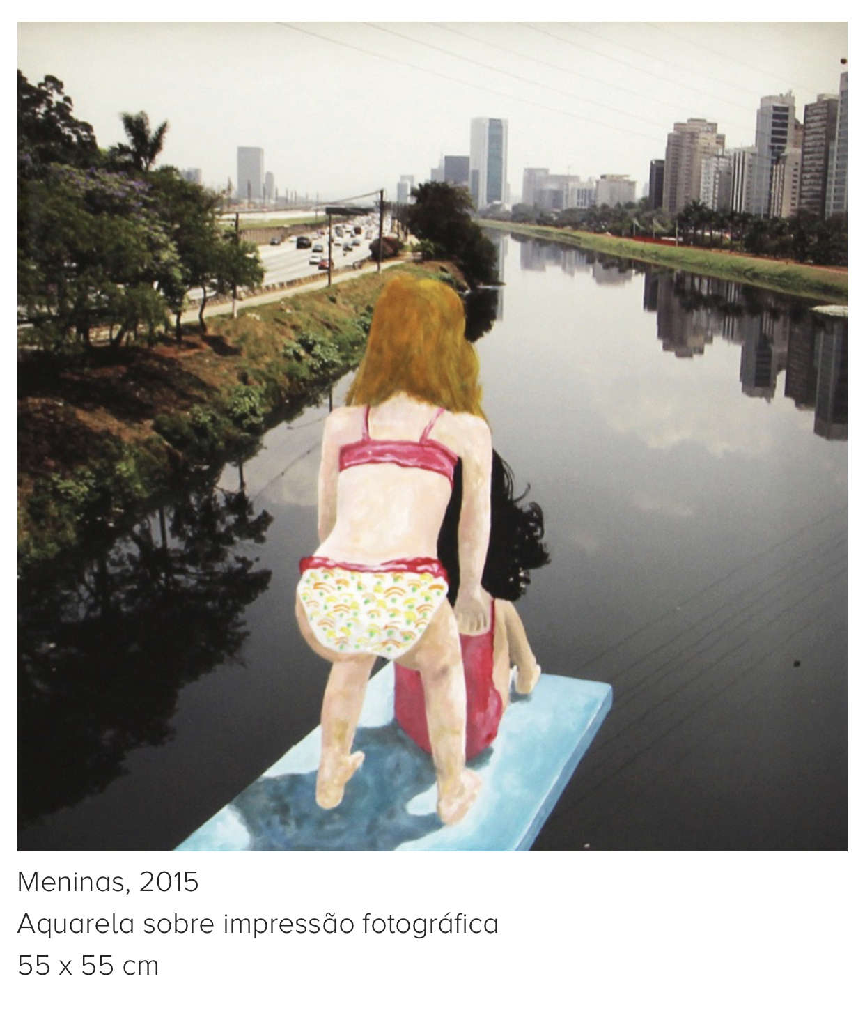 Aquarela Meninas - Eduardo Srur