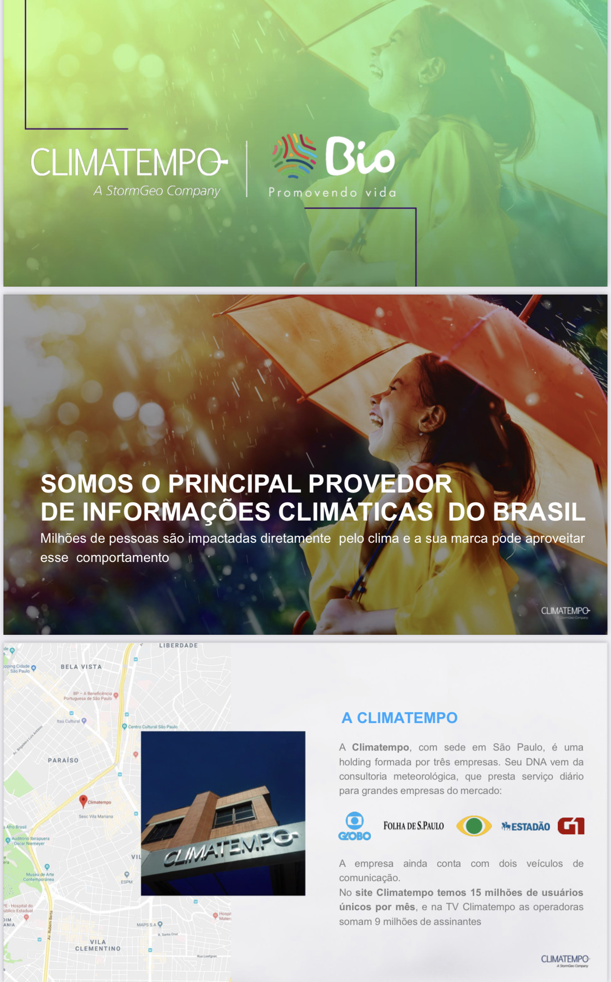 Mídia no Clima Tempo