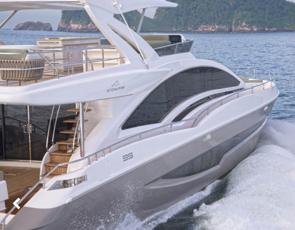barco Super yacht 95pés. Intermarine